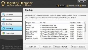 Registry Recycler Скриншот 3