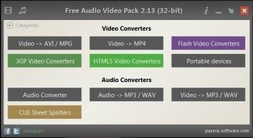 Pazera Video Converters Suite Скриншот 1
