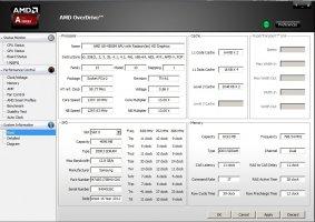 AMD OverDrive Скриншот 1