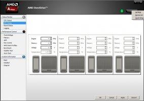 AMD OverDrive Скриншот 3