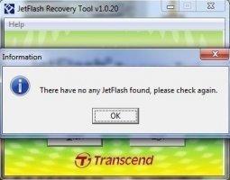JetFlash Recovery Tool Скриншот 2