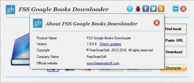 FSS Google Books Downloader Скриншот 1