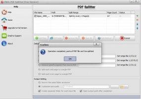 Okdo PDF Splitter Free Скриншот 6