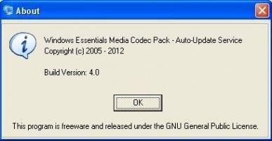 Windows Essentials Codec Pack Скриншот 4